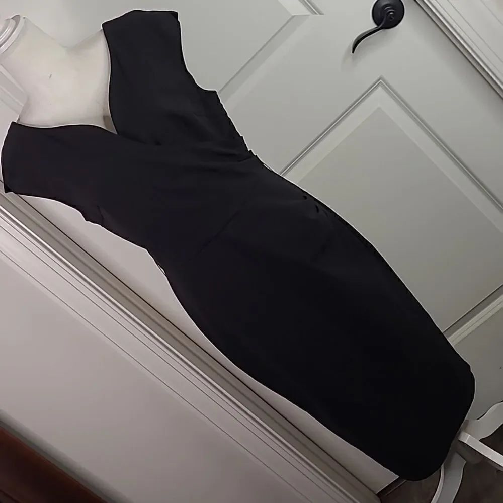 MUXXN sz XL black midi dress